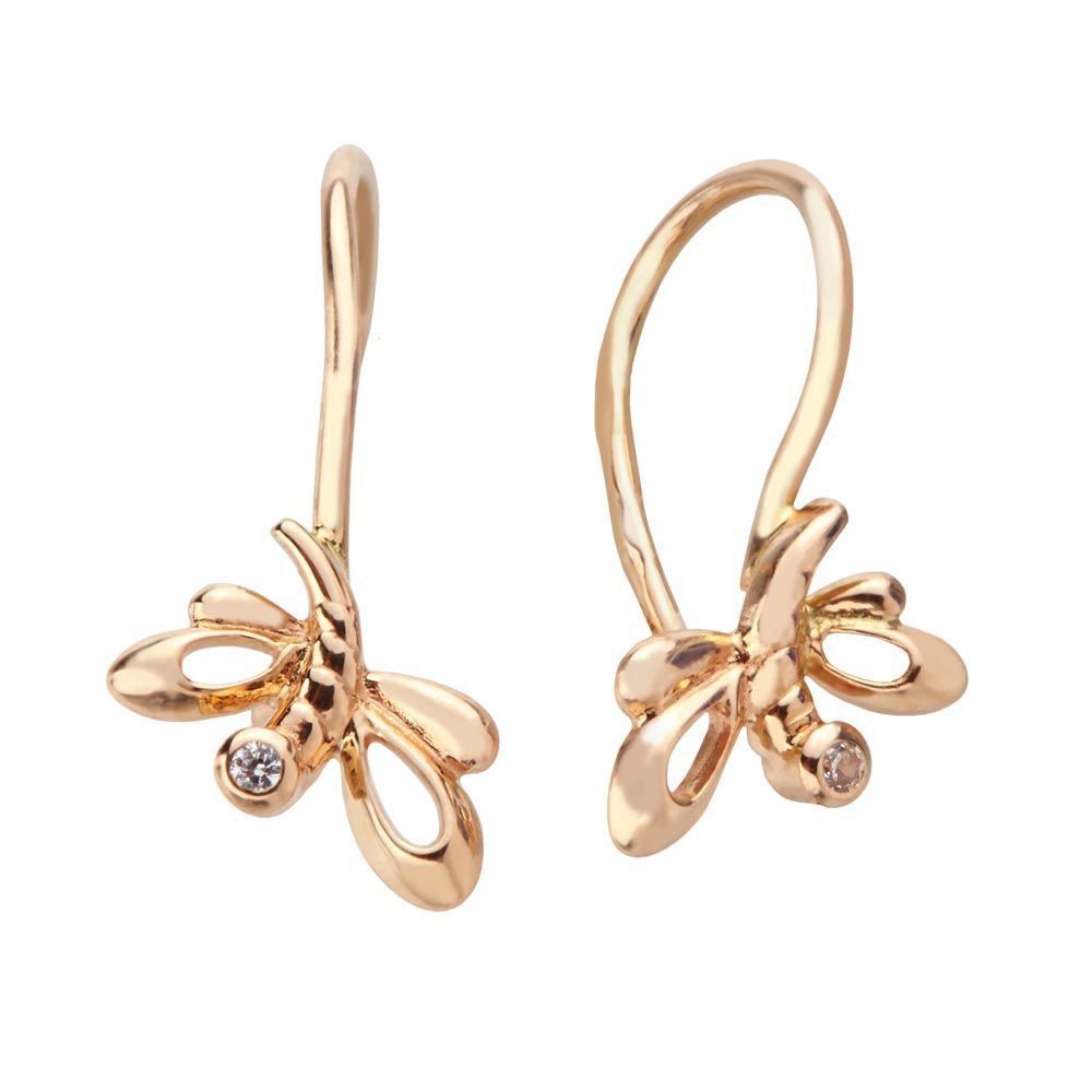 Золотые серьги с фианитом
Золотые серьги с фианитом