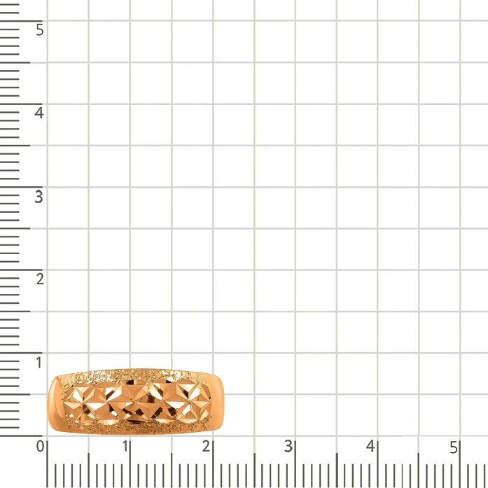 Кольцо из красного золота 585 пробы 2