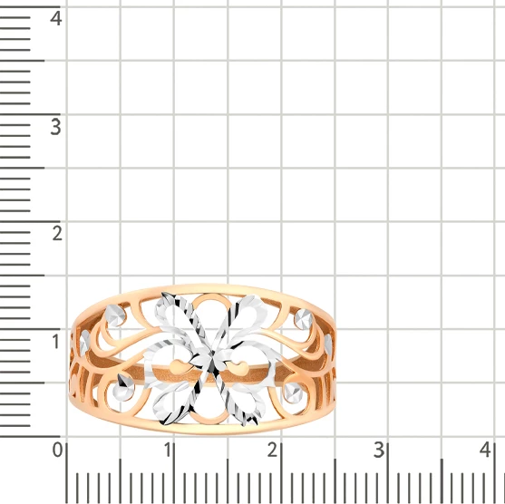 Кольцо из красного золота 585 пробы 3