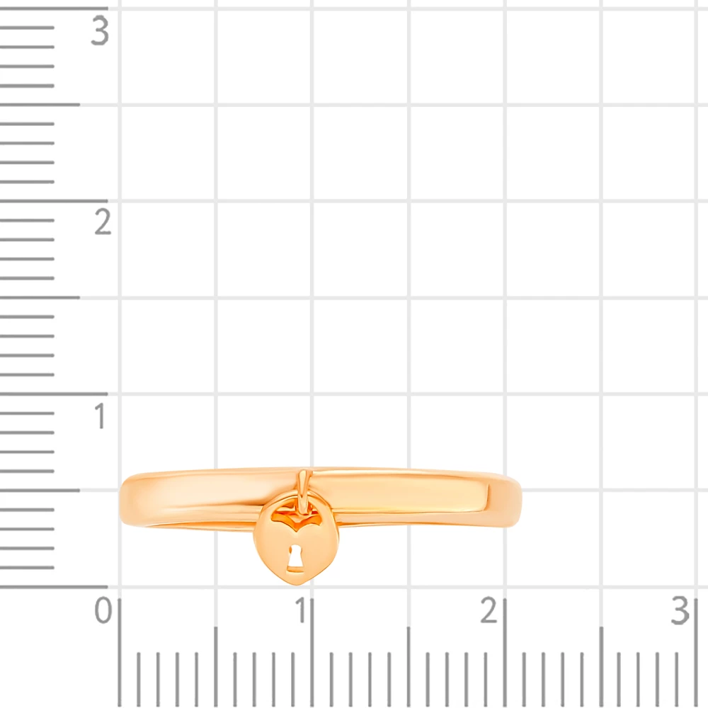 Кольцо из красного золота 585 пробы 2