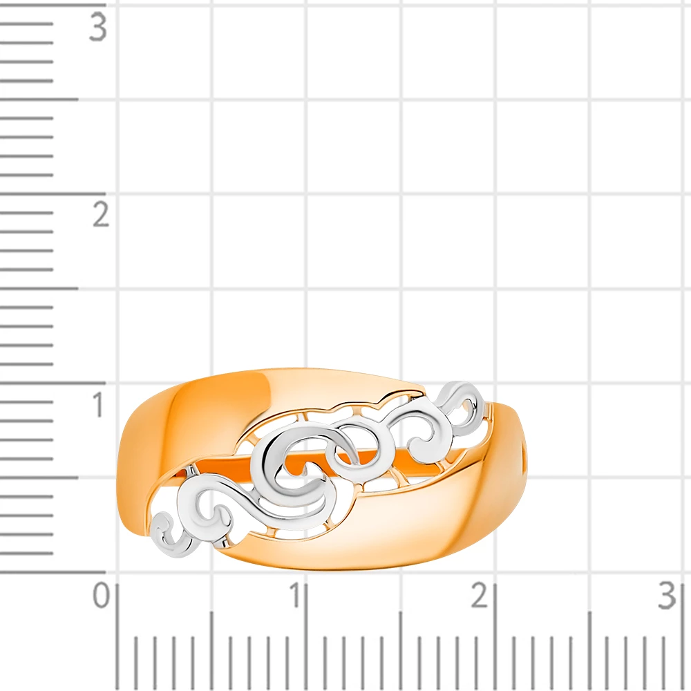 Кольцо из красного золота 585 пробы 2
