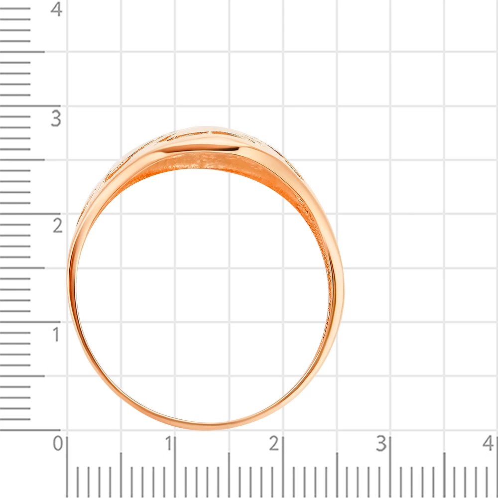 Кольцо из красного золота 585 пробы 3