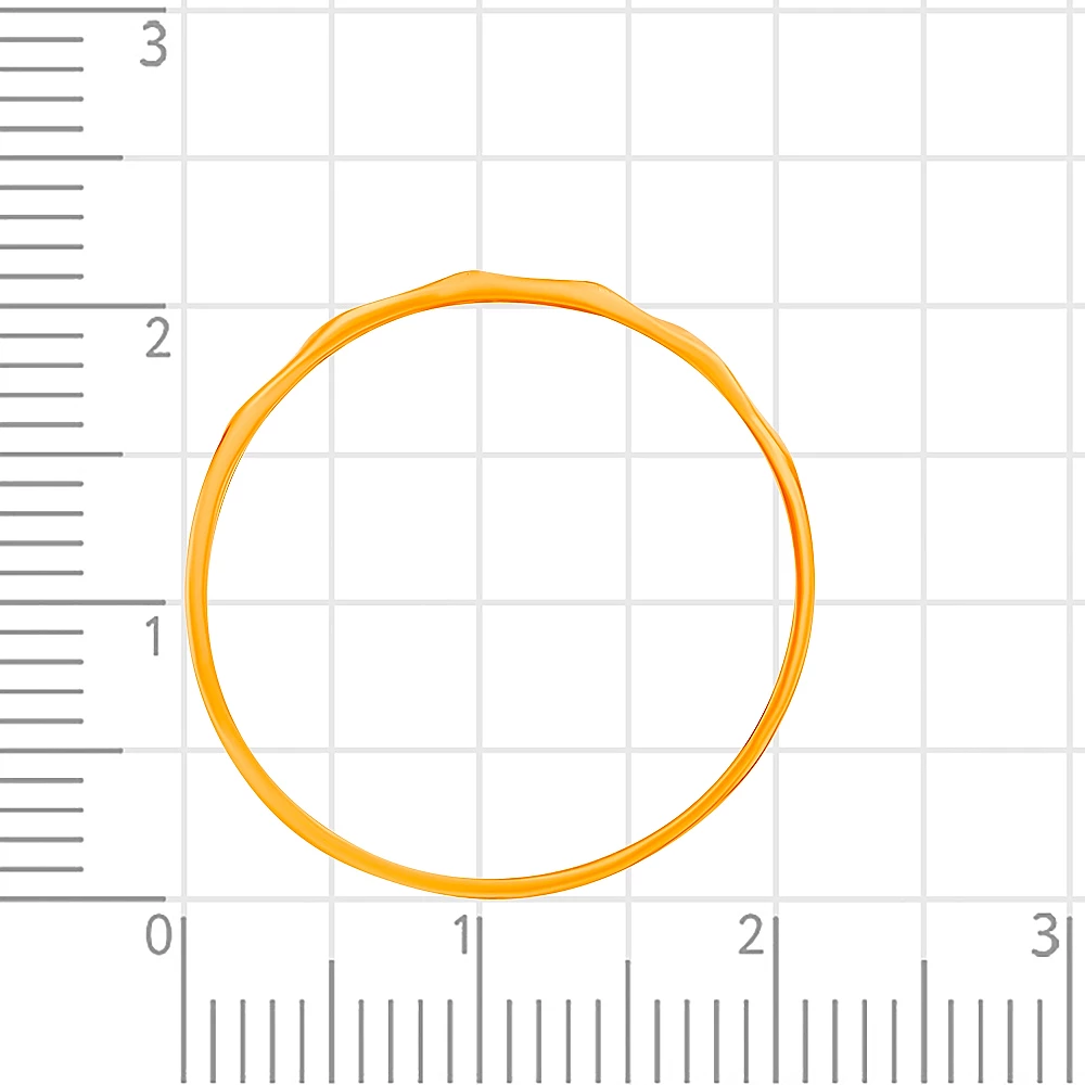Кольцо из красного золота 375 пробы 4