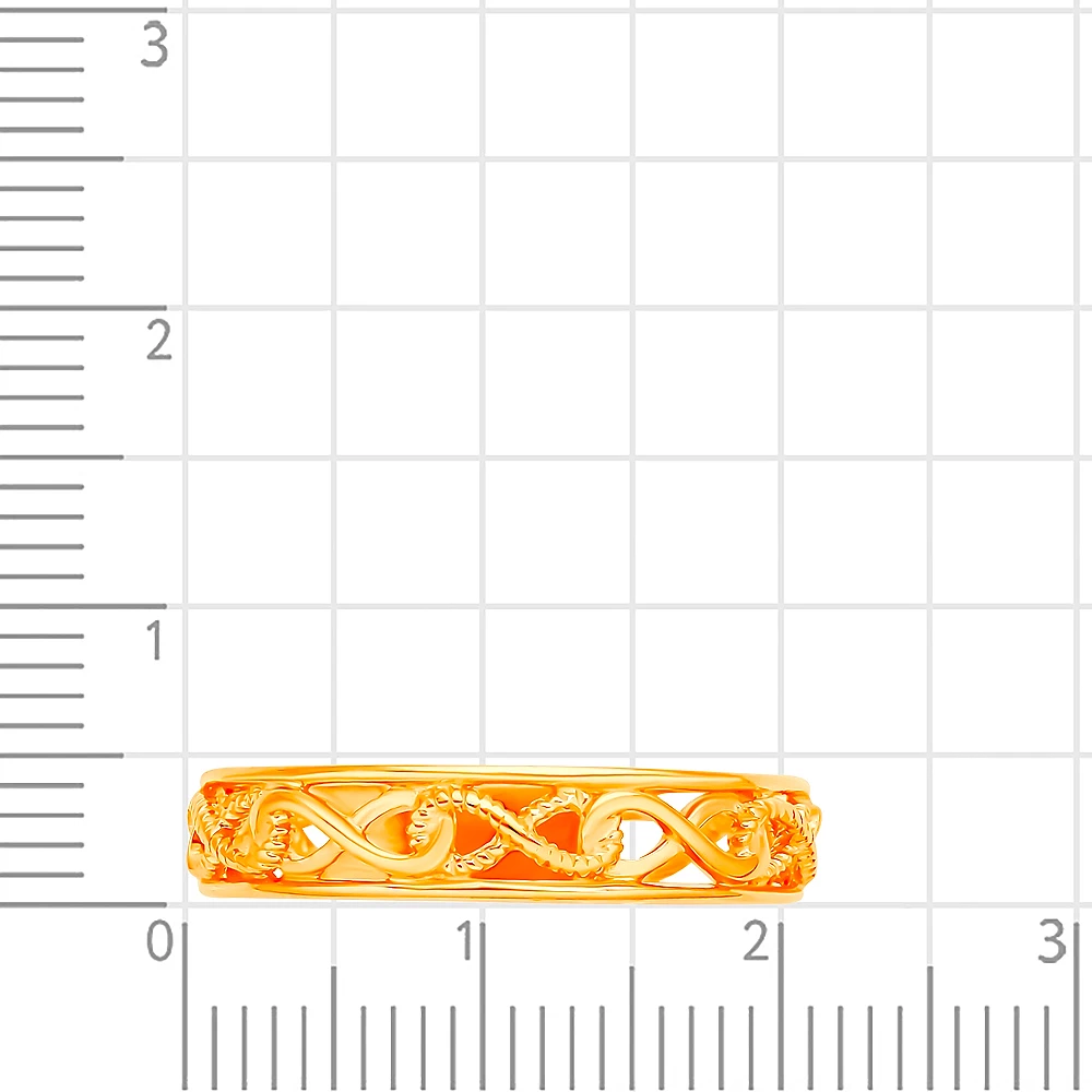 Кольцо из красного золота 375 пробы 2