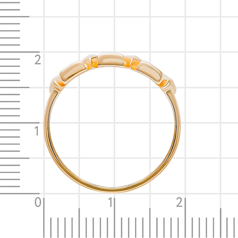 Кольцо из красного золота 375 пробы 3