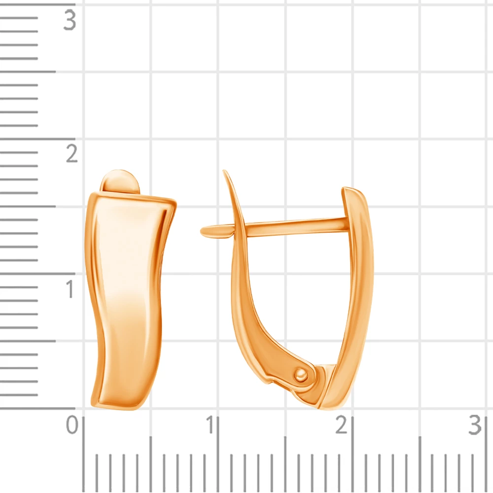Серьги из красного золота 375 пробы 3