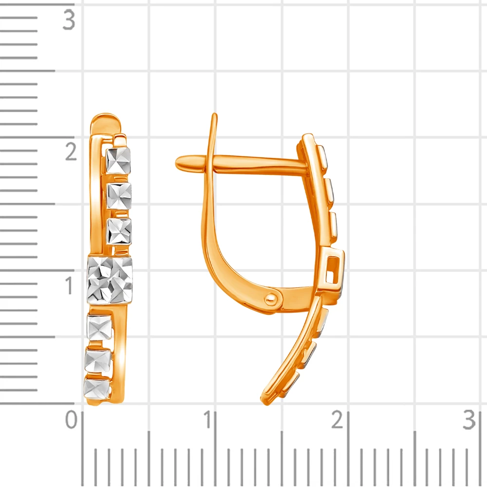 Серьги из красного золота 375 пробы 2