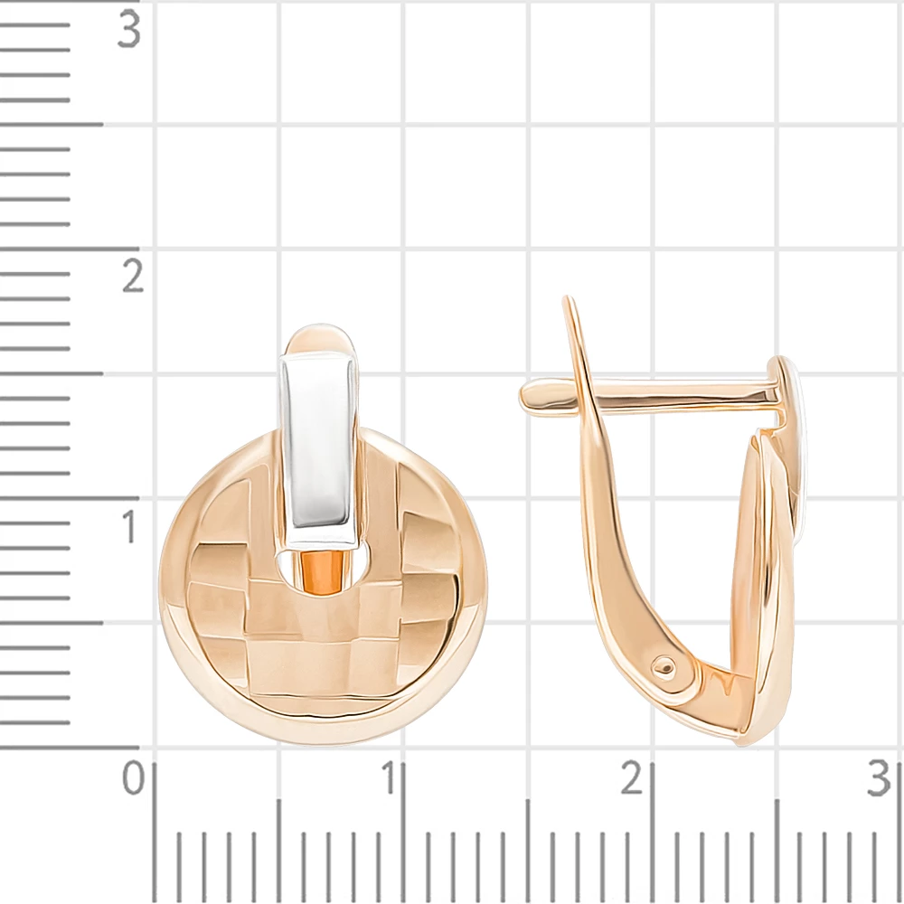 Серьги из красного золота 375 пробы 2