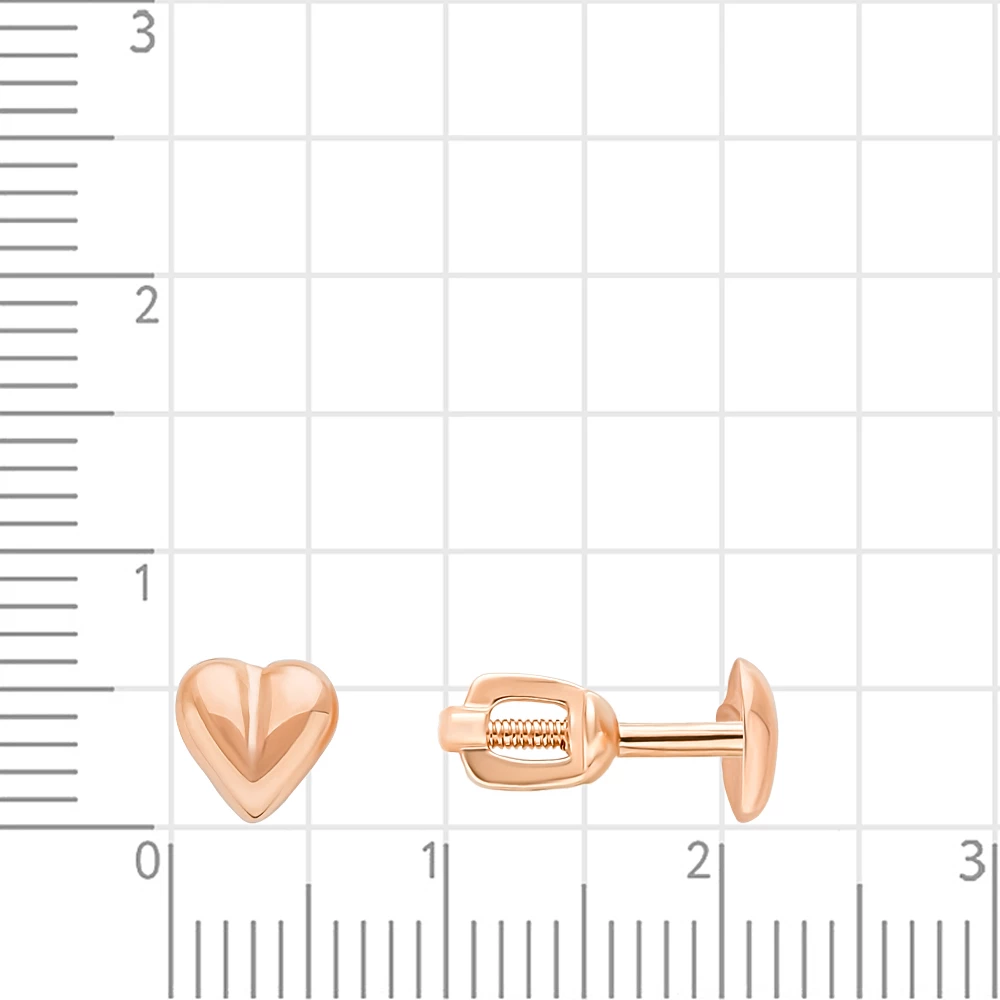 Серьги из красного золота 585 пробы 2