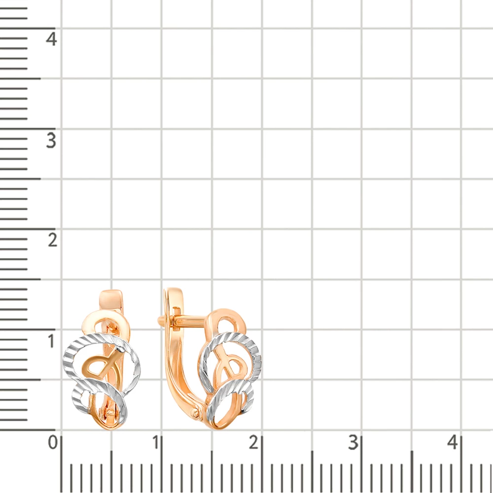 Серьги из красного золота 375 пробы 2