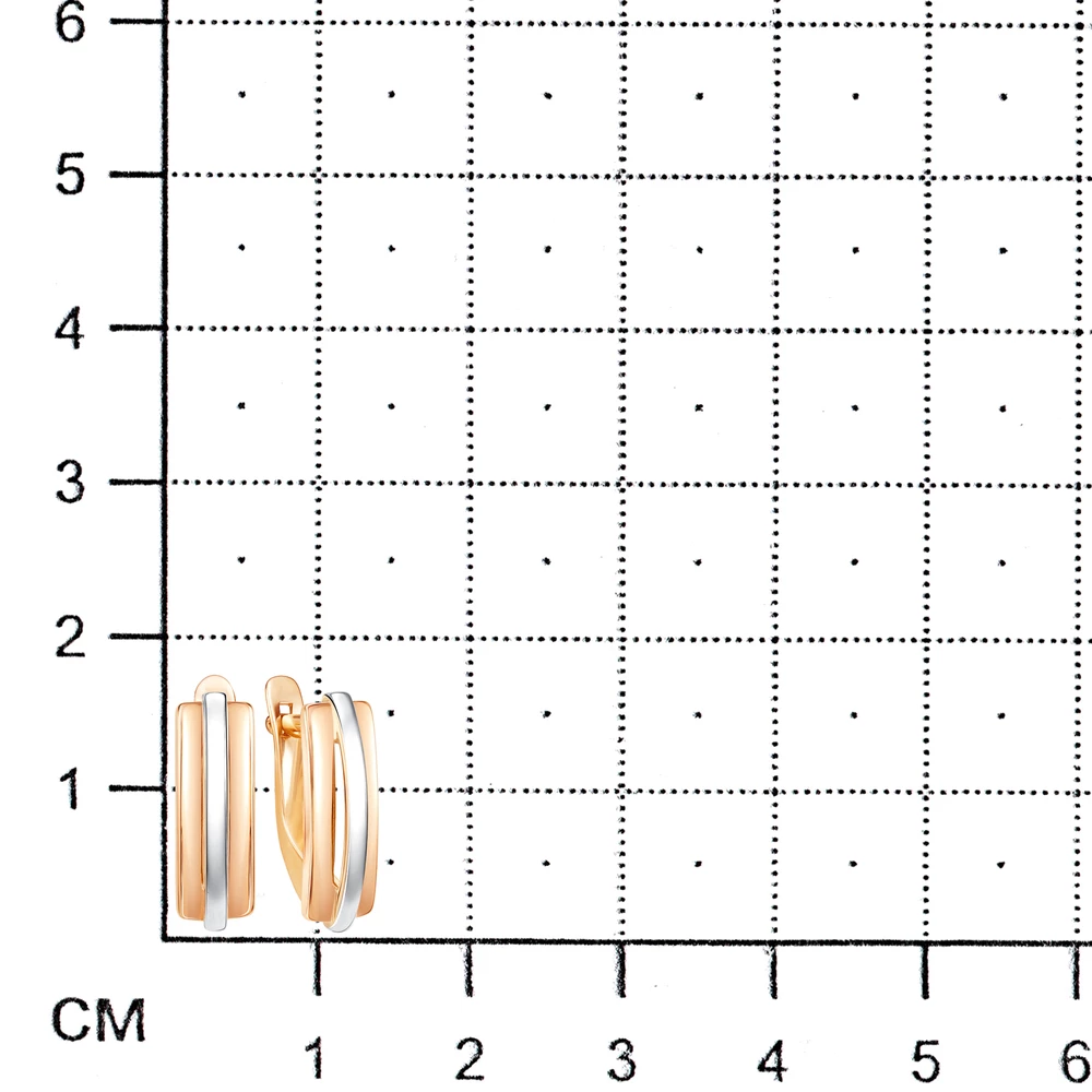 Серьги из красного золота 375 пробы 2