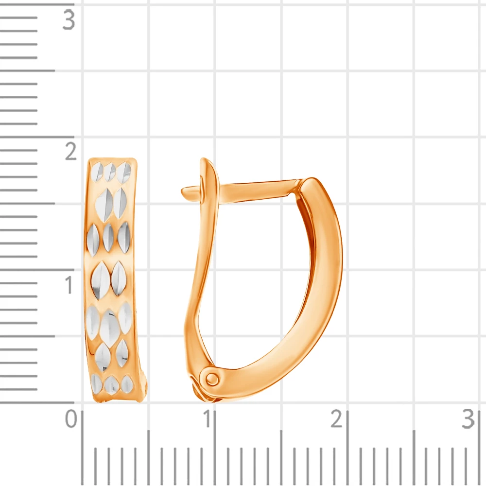 Серьги из красного золота 375 пробы 2