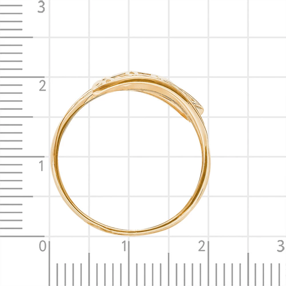 Кольцо из красного золота 375 пробы 3
