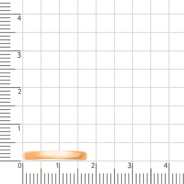 Кольцо обручальное из красного золота 585 пробы 3