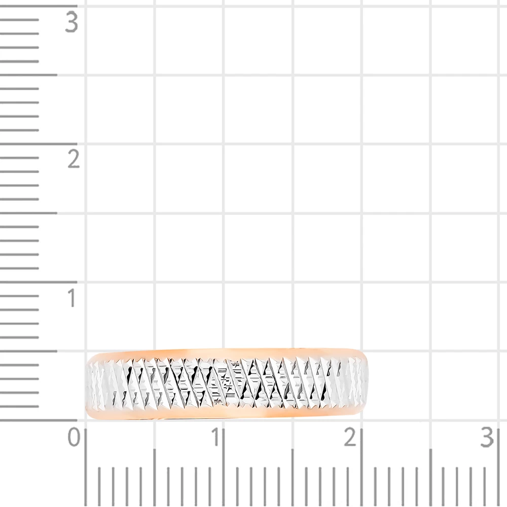 Кольцо обручальное из красного золота 585 пробы 2