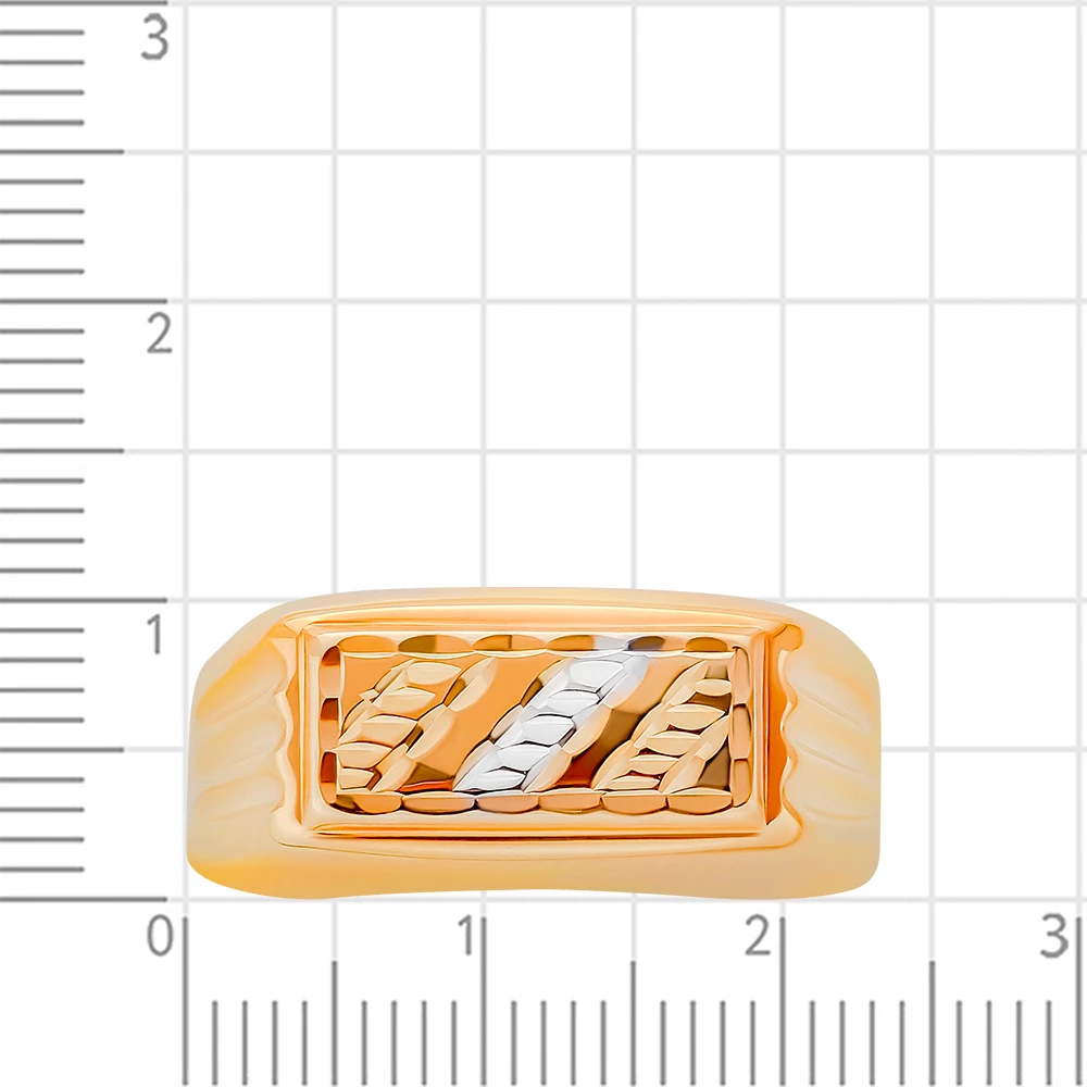 Кольцо из красного золота 375 пробы 2