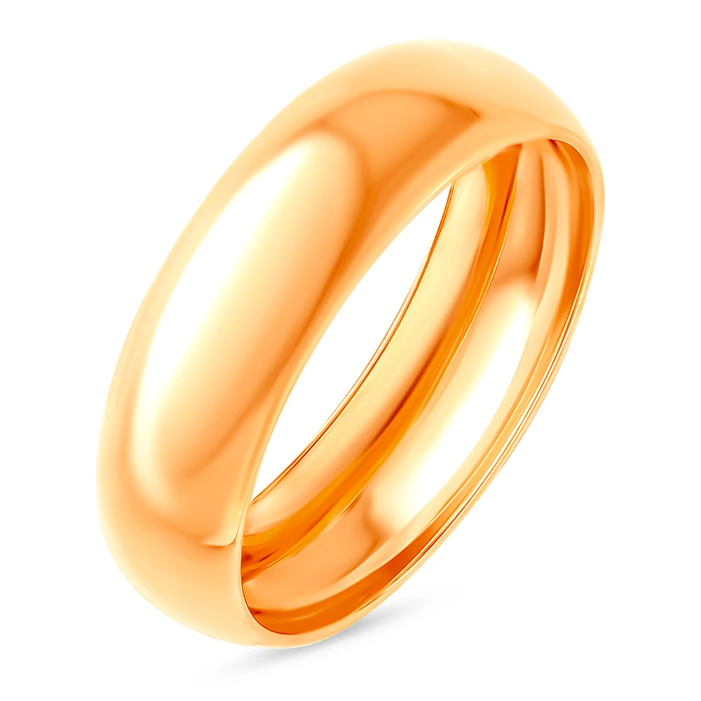 Кольцо обручальное из красного золота 375 пробы 2