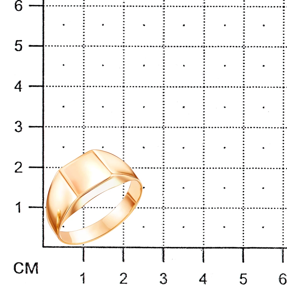 Кольцо из красного золота 375 пробы 2