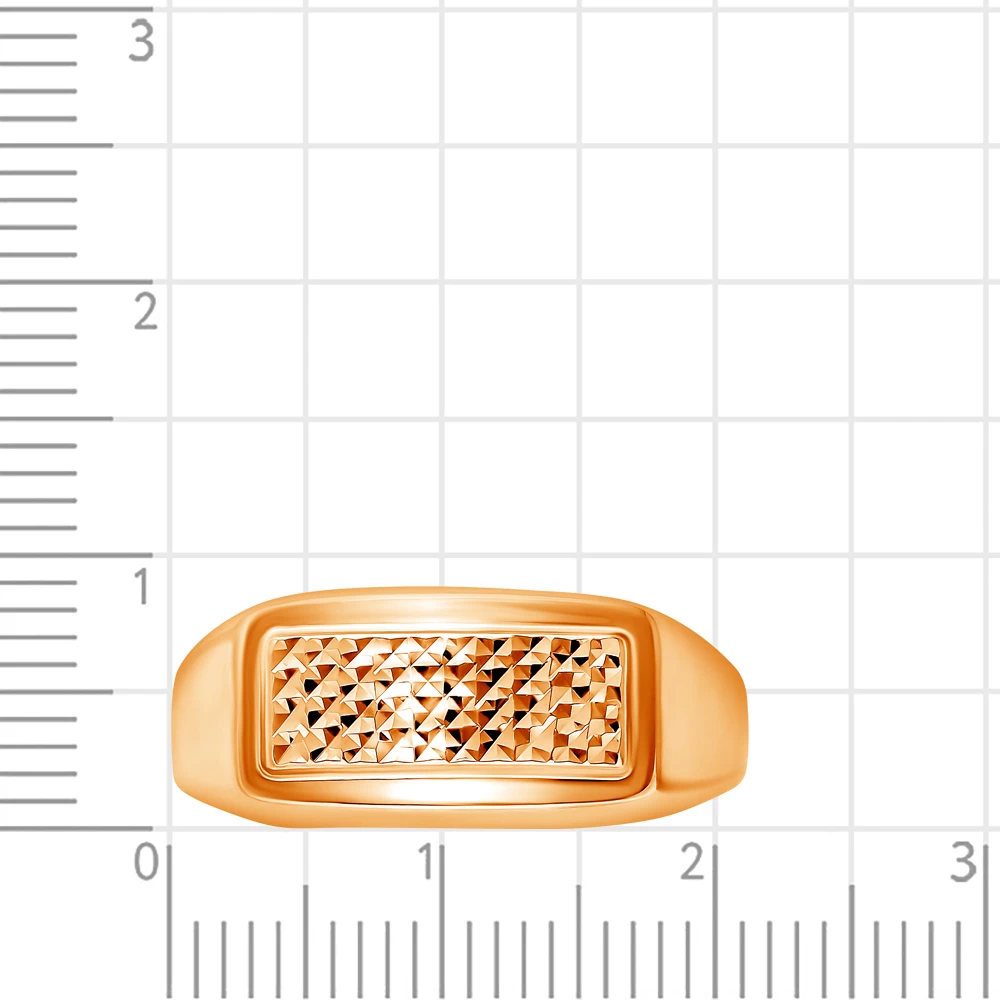 Кольцо из красного золота 375 пробы 3