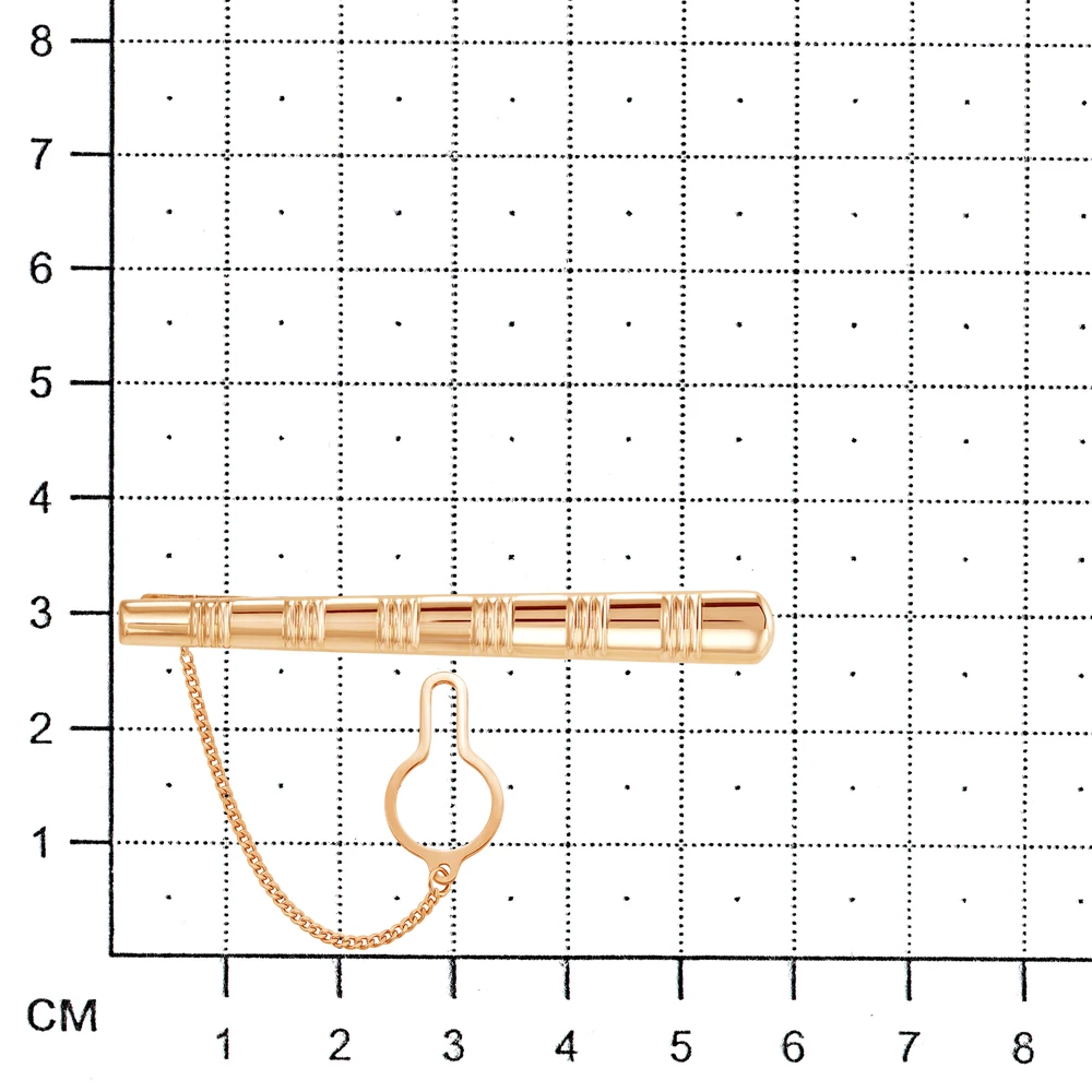 Заколка для галстука из красного золота 585 пробы 2