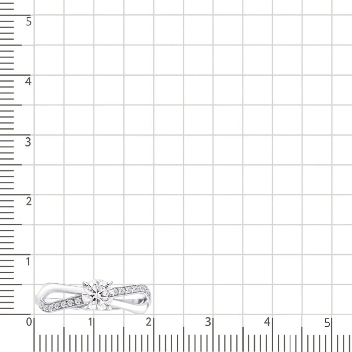 Кольцо с фианитами из серебра 925 пробы 2