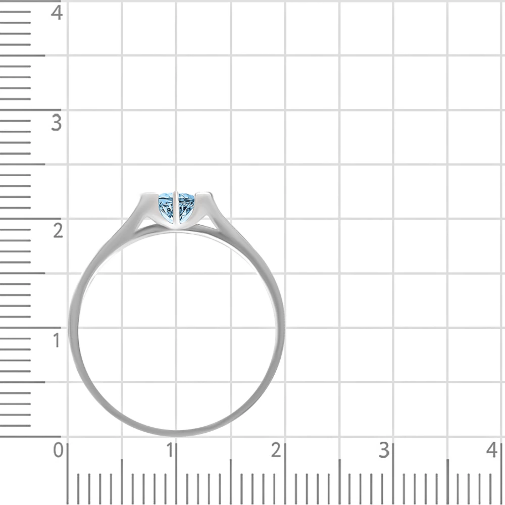 Кольцо с топазами из серебра 925 пробы 3
