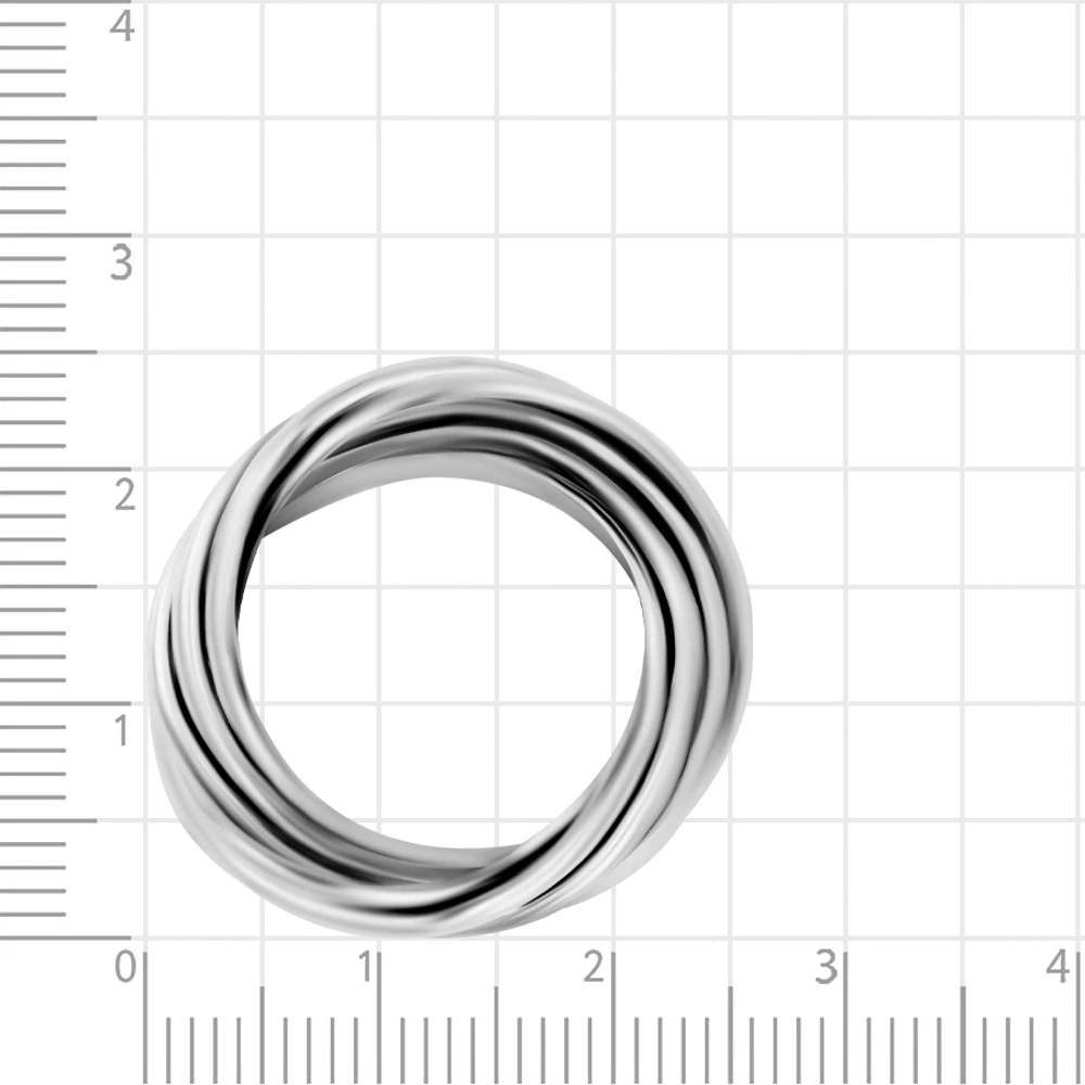 Кольцо из серебра 925 пробы 4