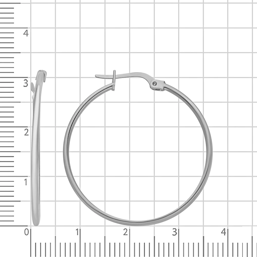 Серьги конго из серебра 925 пробы 2