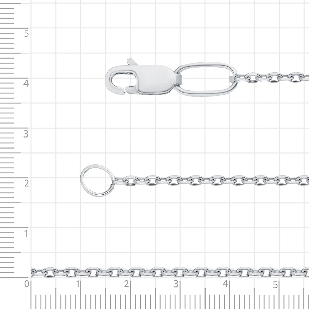 Цепь якорь из серебра 925 пробы 3