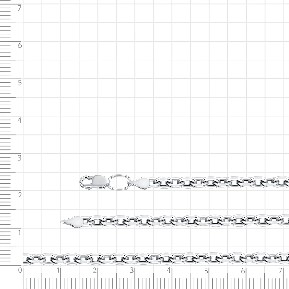 Цепь якорь из серебра 925 пробы 2