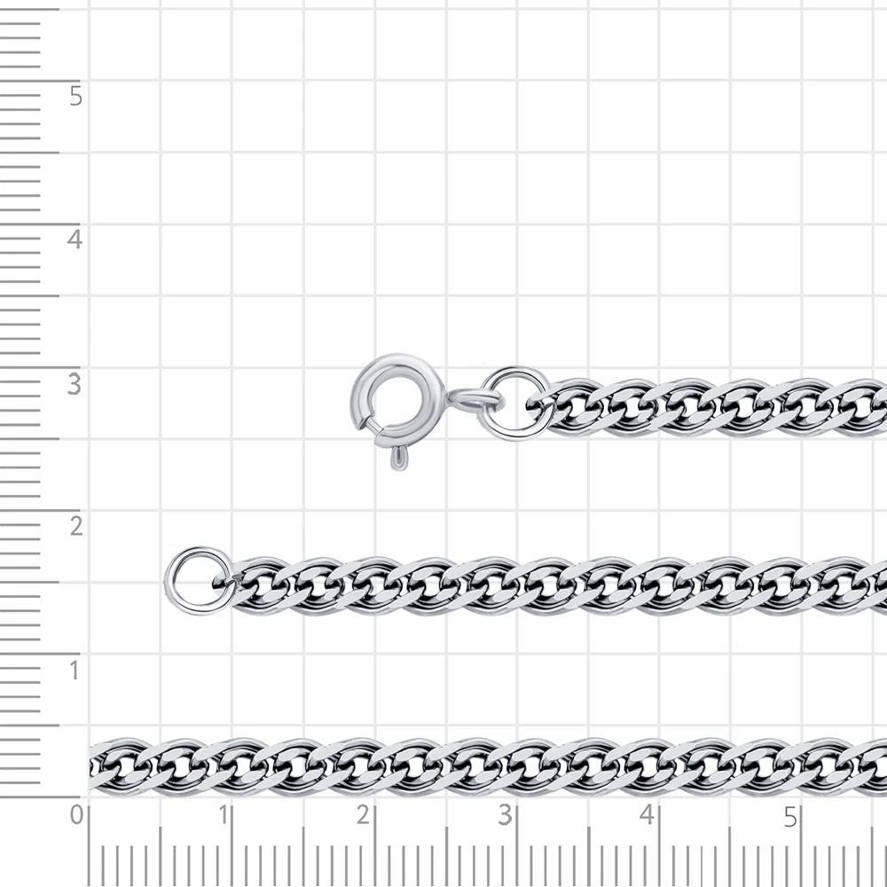 Цепь нонна из серебра 925 пробы 2
