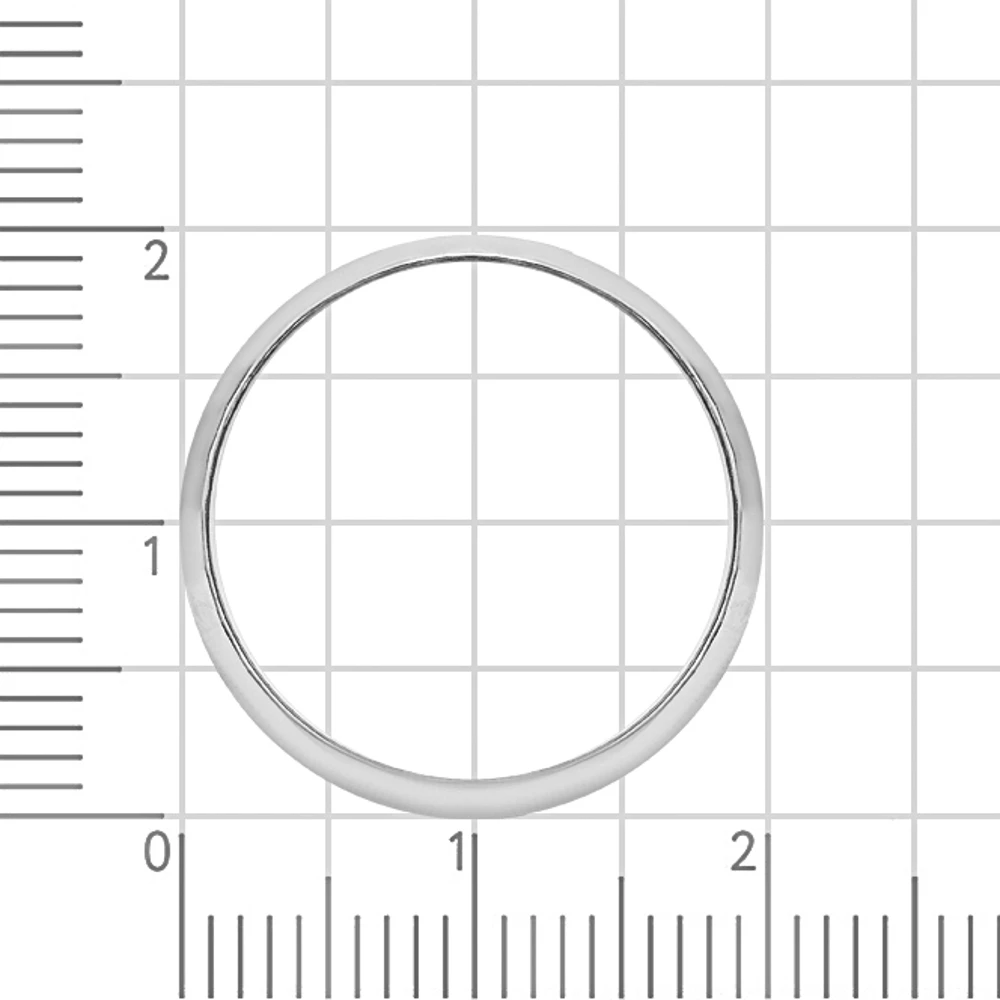 Кольцо обручальное из серебра 925 пробы 3