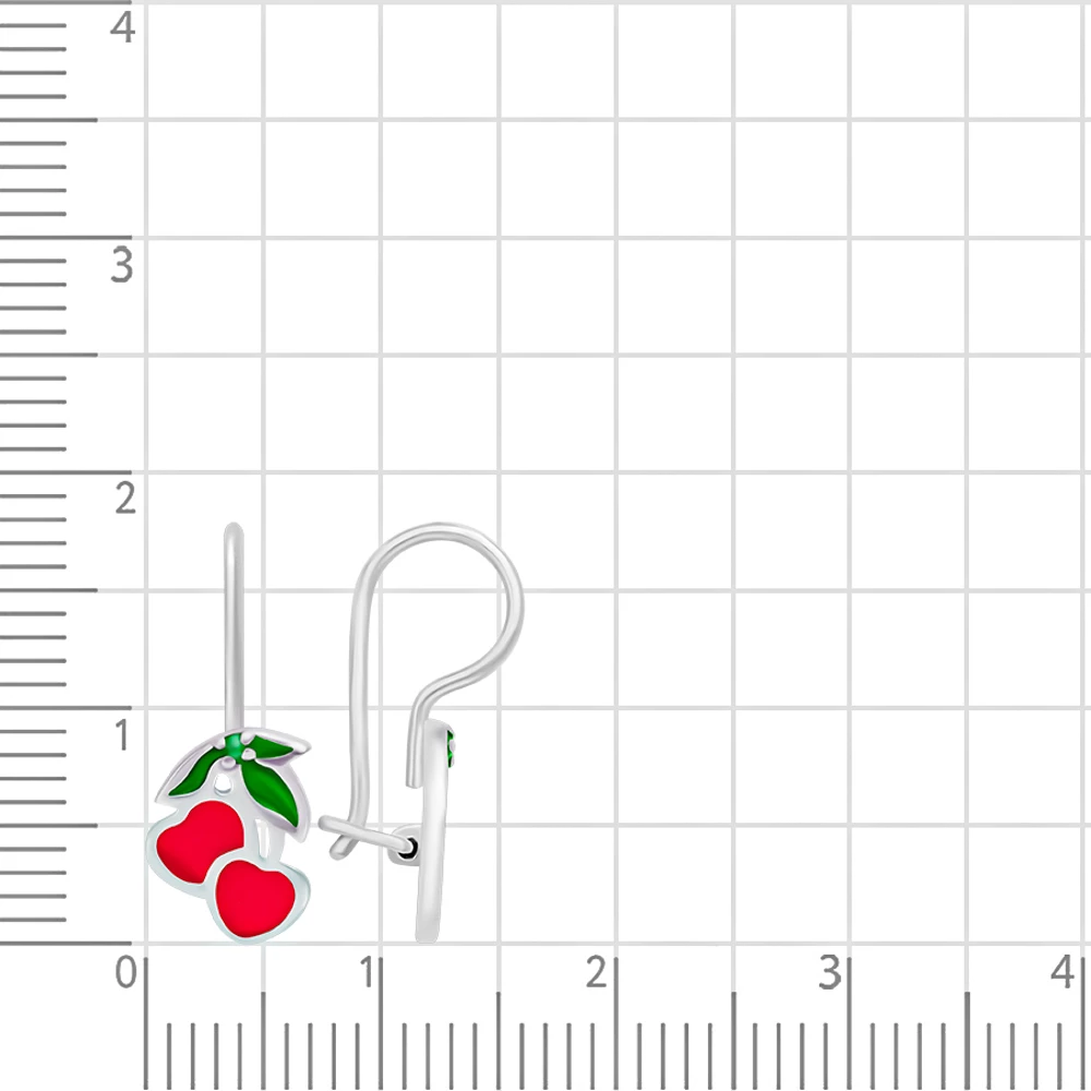 Серьги детские из серебра 925 пробы 2