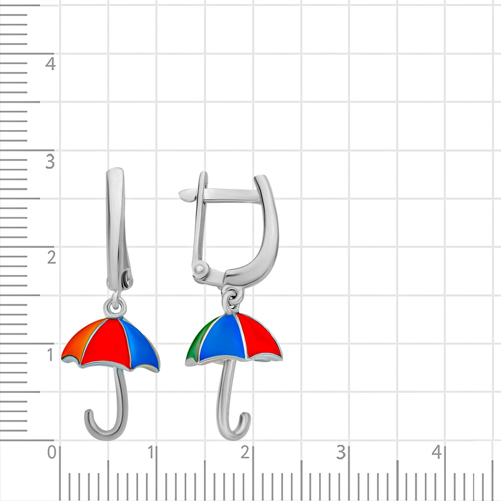 Серьги детские из серебра 925 пробы 2