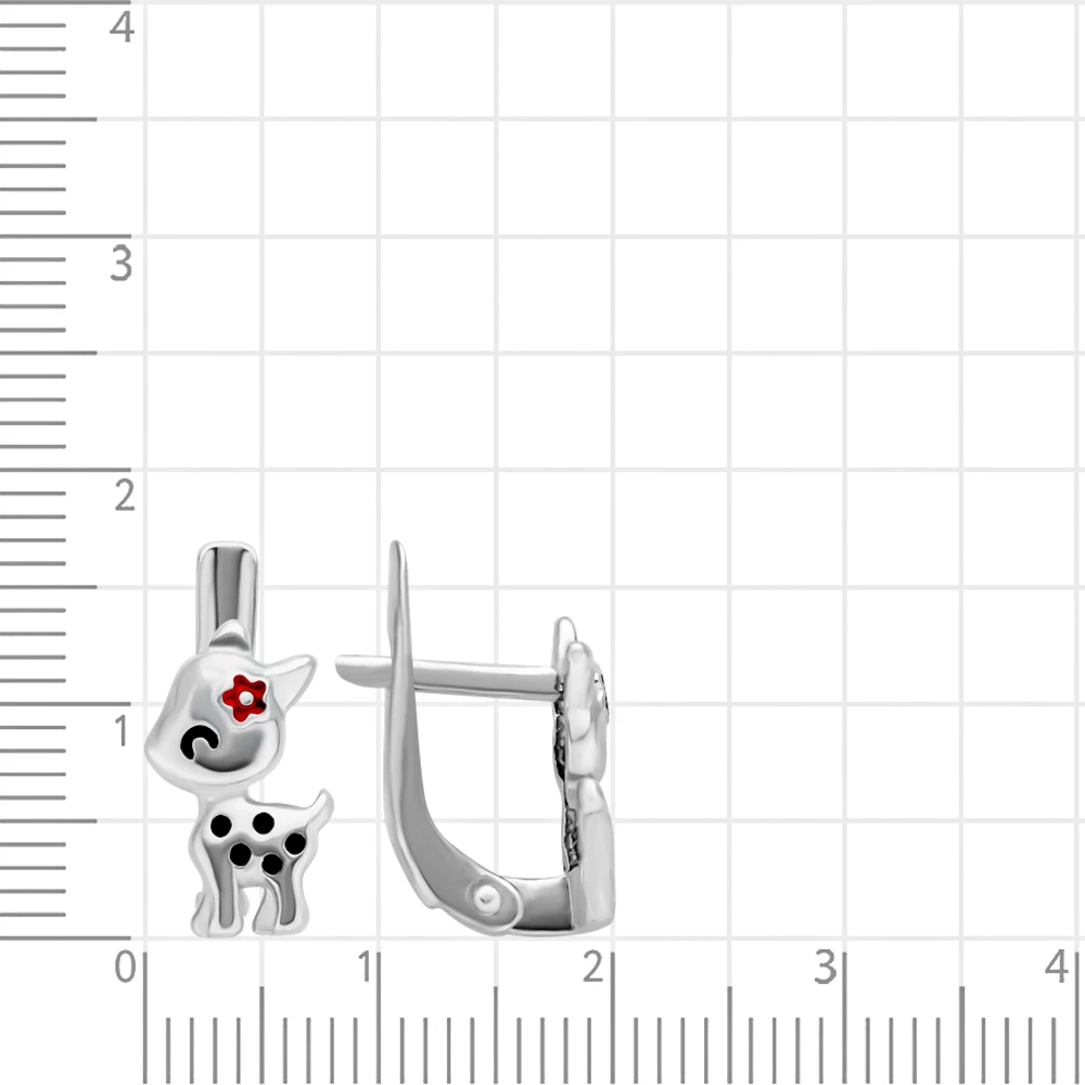 Серьги детские из серебра 925 пробы 2