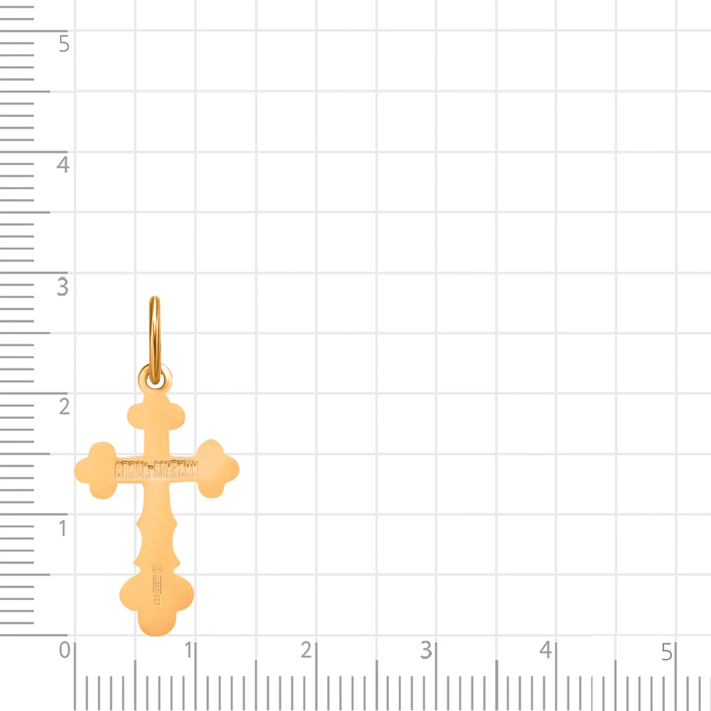 Крестик из серебра 925 пробы 2