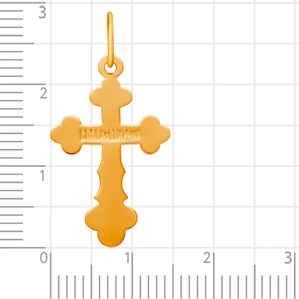 Крестик из серебра 925 пробы 3
