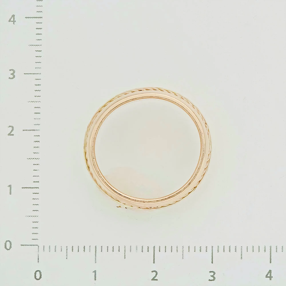 Кольцо обручальное из красного золота 585 пробы 3