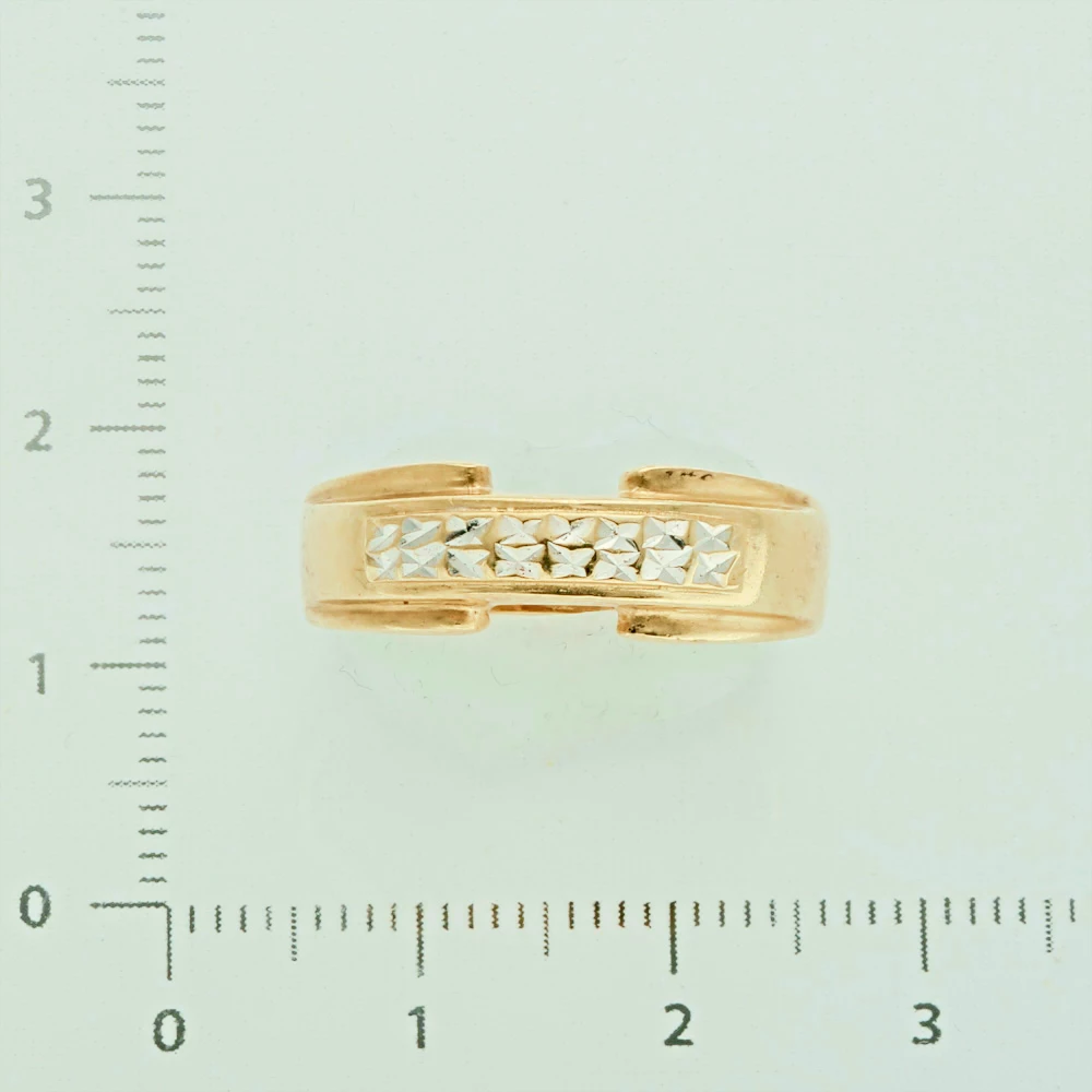 Кольцо из желтого золота 585 пробы 2