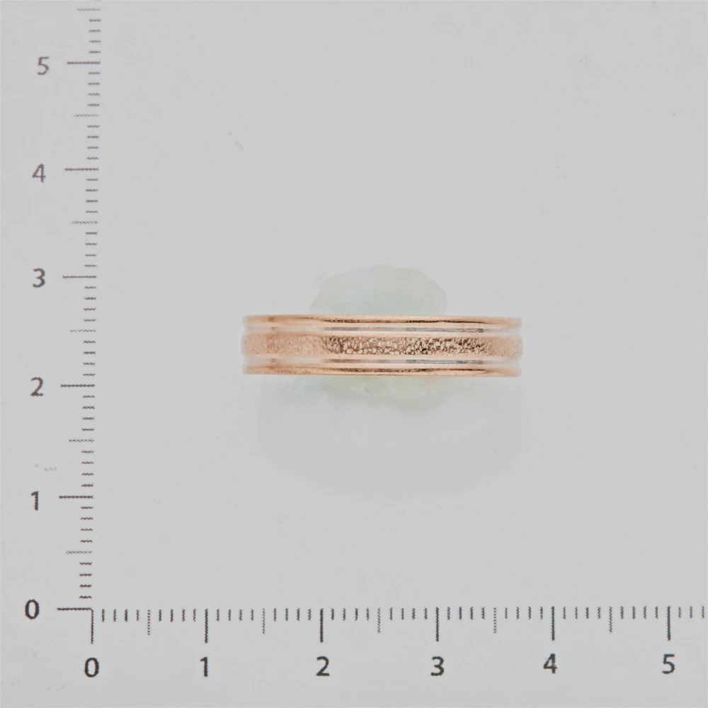 Кольцо обручальное из белого золота 585 пробы 2