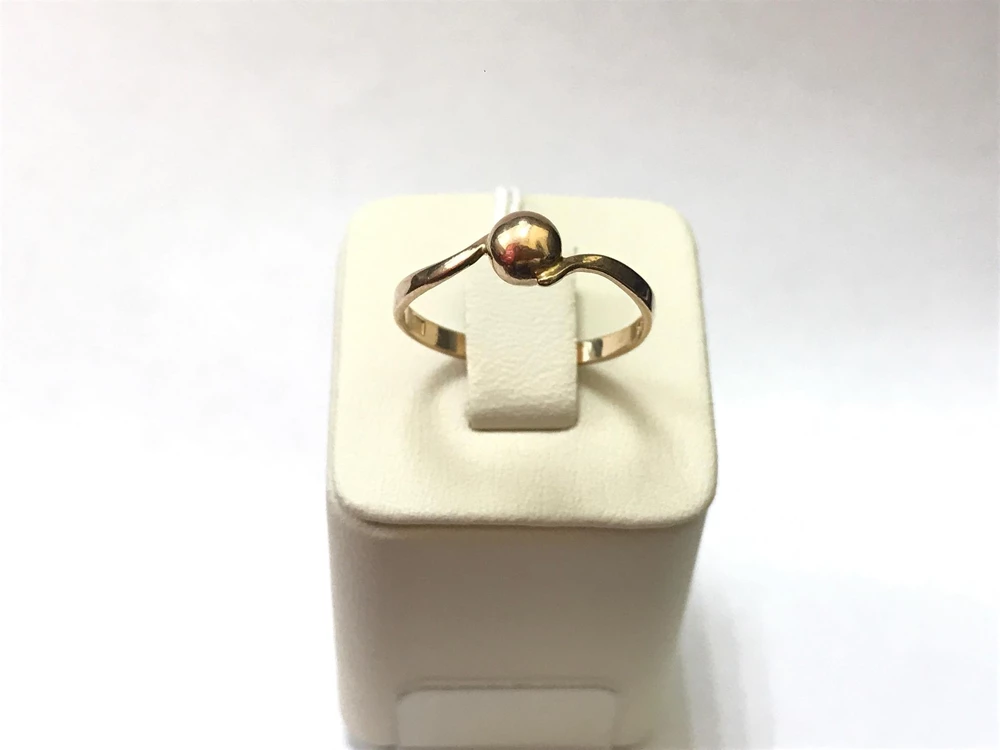 Кольцо из красного золота 585 пробы 1