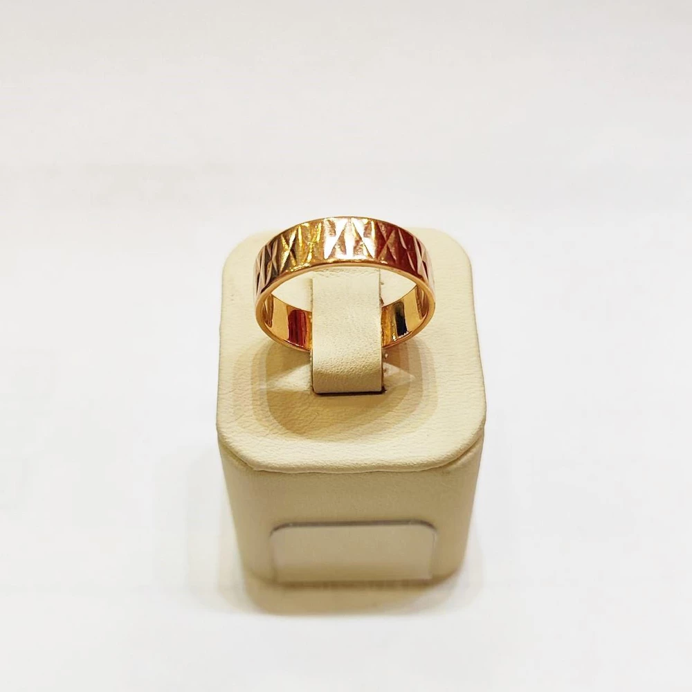 Кольцо обручальное из красного золота 583 пробы 1