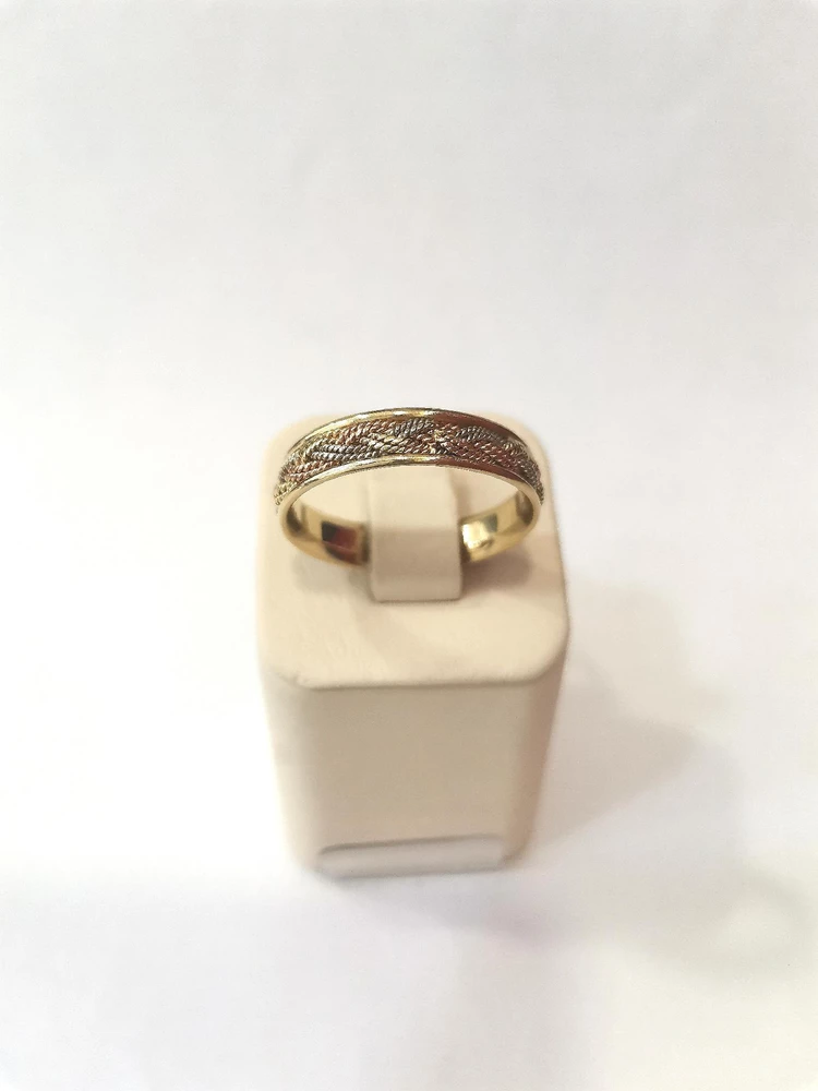 Кольцо из желтого золота 585 пробы 1