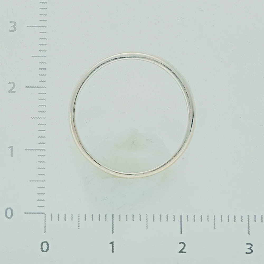 Кольцо обручальное с бриллиантом из белого золота 585 пробы 3