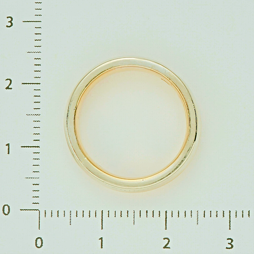 Кольцо обручальное с бриллиантом из красного золота 750 пробы 3