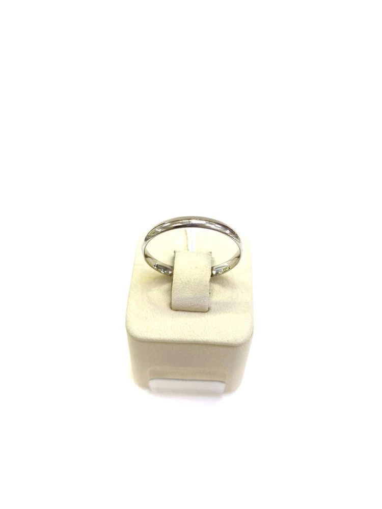 Кольцо обручальное из белого золота 585 пробы 1