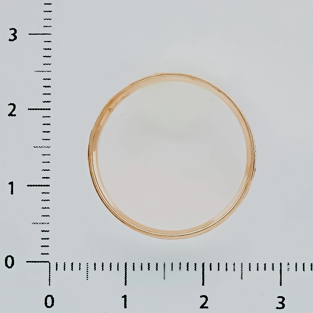 Кольцо обручальное из красного золота 585 пробы 3