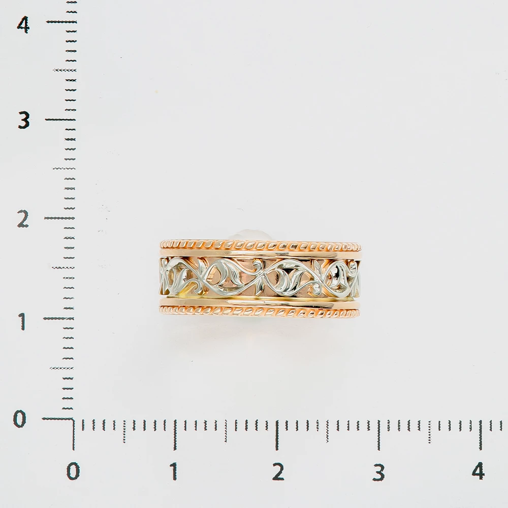 Кольцо обручальное из красного золота 585 пробы 2