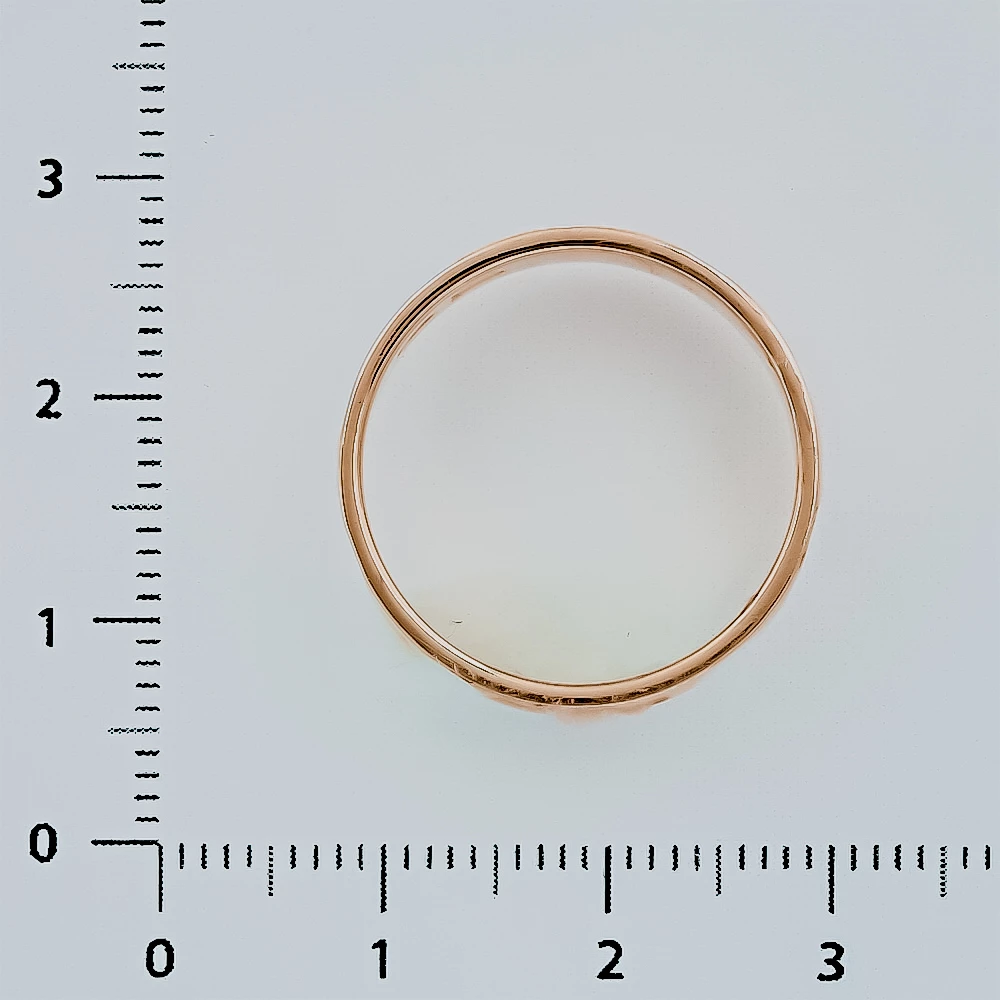 Кольцо обручальное из красного золота 583 пробы 3