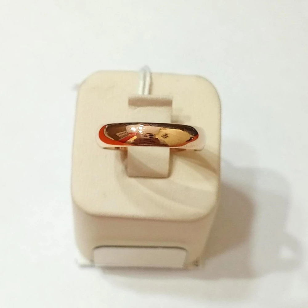 Кольцо обручальное из красного золота 583 пробы 1